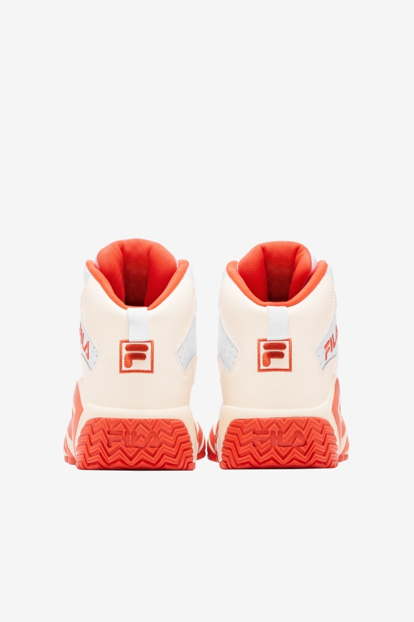 Women\'s Mb White-Mandarin Red-Gardenia Fila