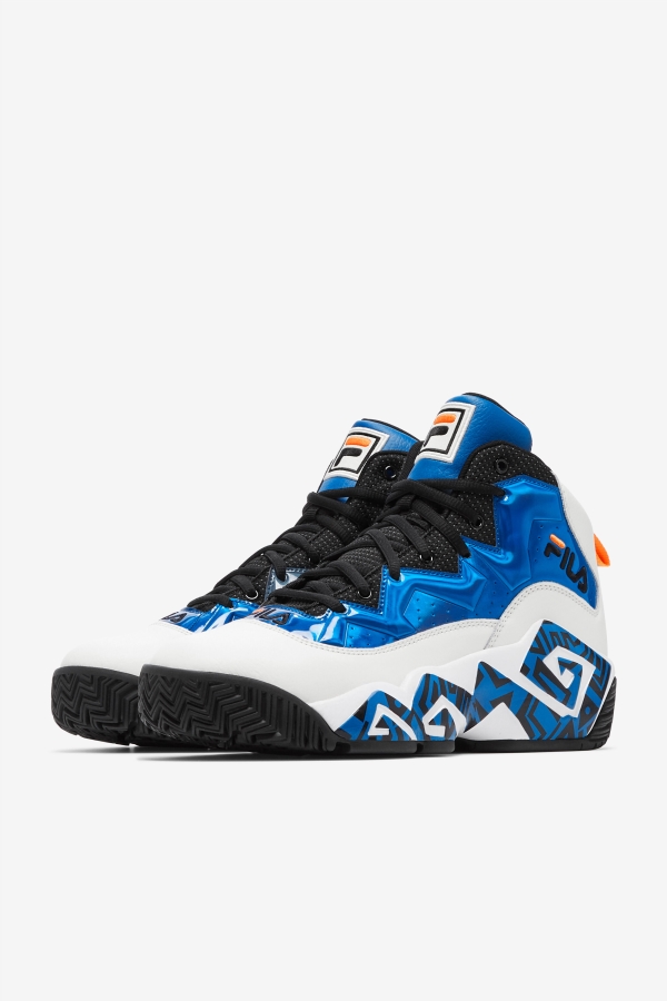 Fila White-Blue-Orange Men\'s MB Night Walk