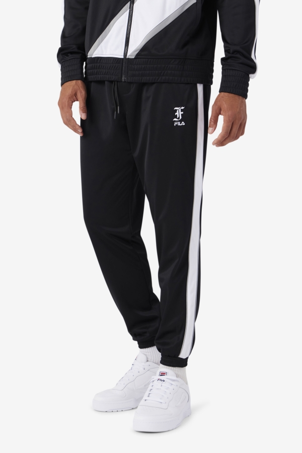 Black-White-Monument Runi Track Pant Fila