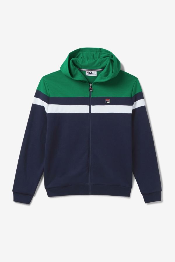 Fila Navy-Jelly Bean-White Arlo Hoodie