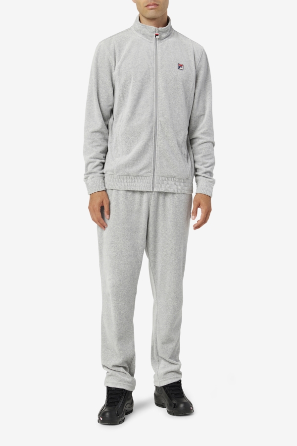 O-Fit Velour Jacket Heather Grey Fila