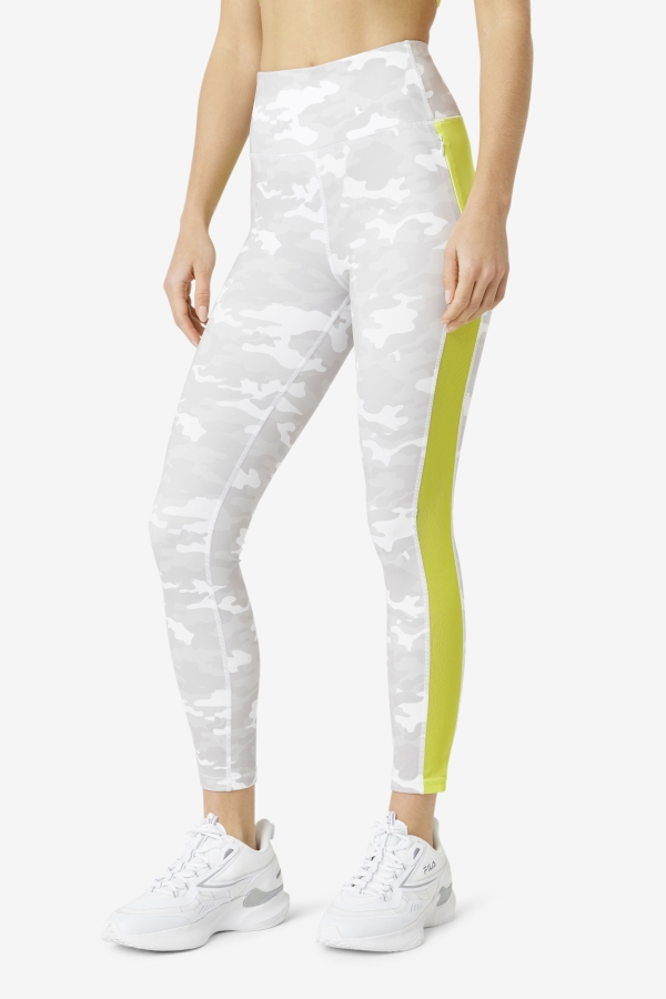 Forza Contrast 7-8 Leggings White-Sulphur Fila