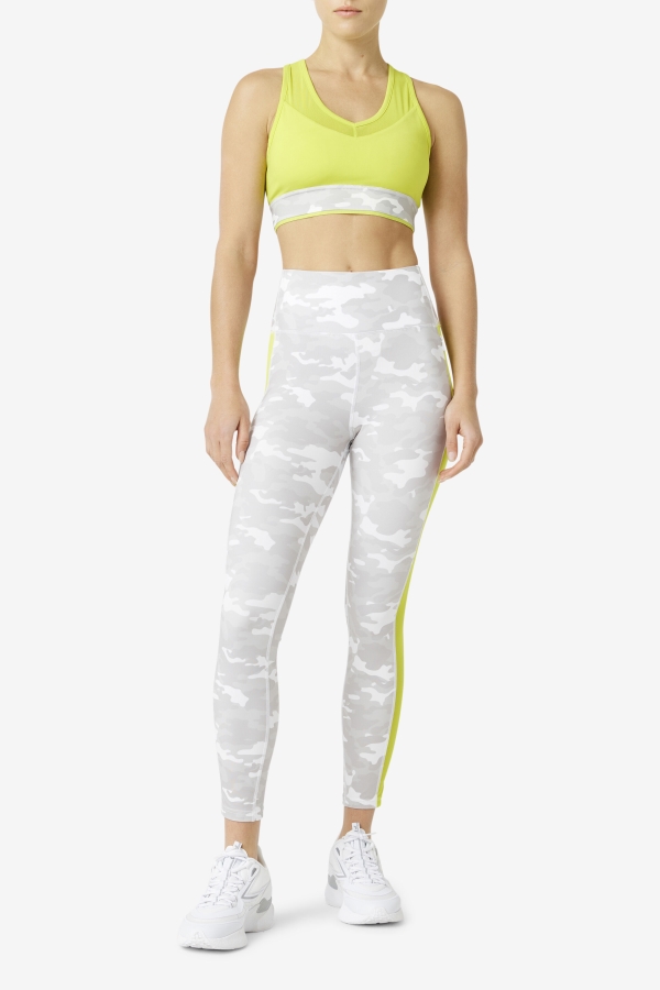 Forza Contrast 7-8 Leggings White-Sulphur Fila