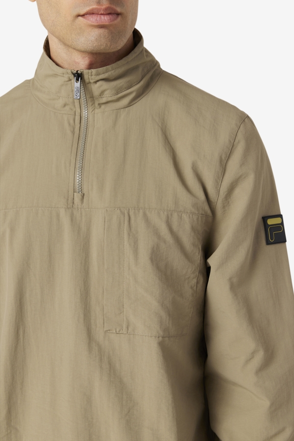 Fila Covert Green Magnus 1-4 Zip Track Jacket