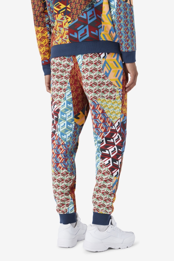 Fila Yellow Print-Ocean Amay Jogger
