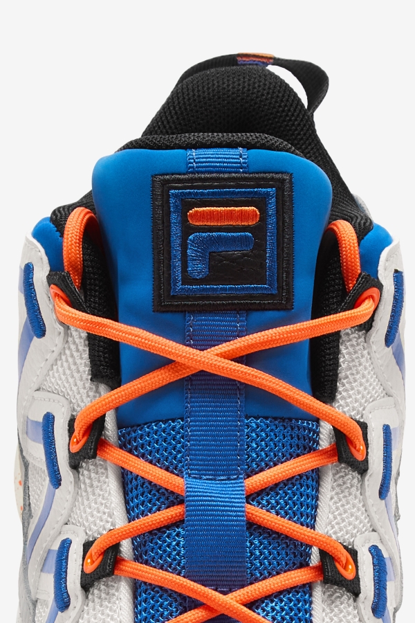 White-Silver Gray-Blue Fila Men\'s Stackhouse Spaghetti