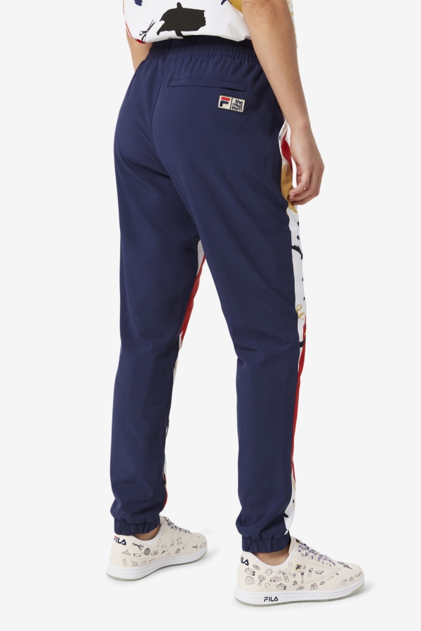 FILA x The Museum Printed Track Pant Fila Peacoat-White-Red