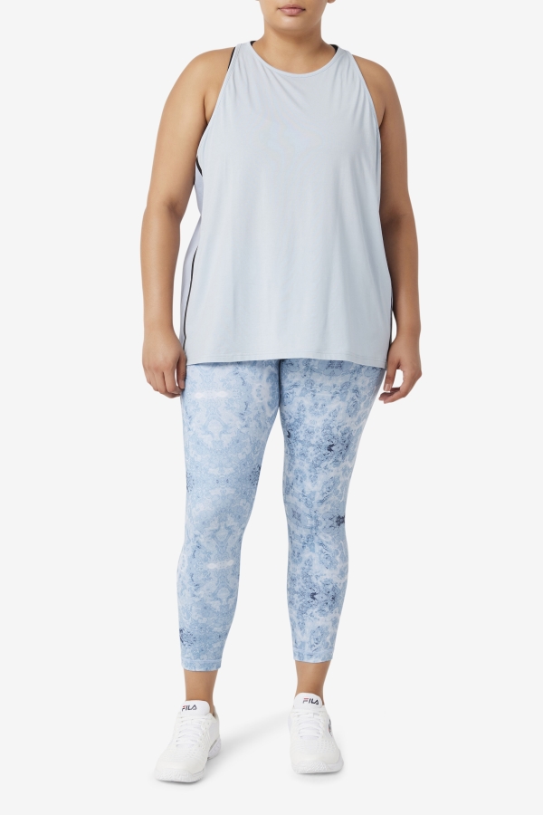 Fila Blue Fog-Black Fi-Lux Loose Tank Top