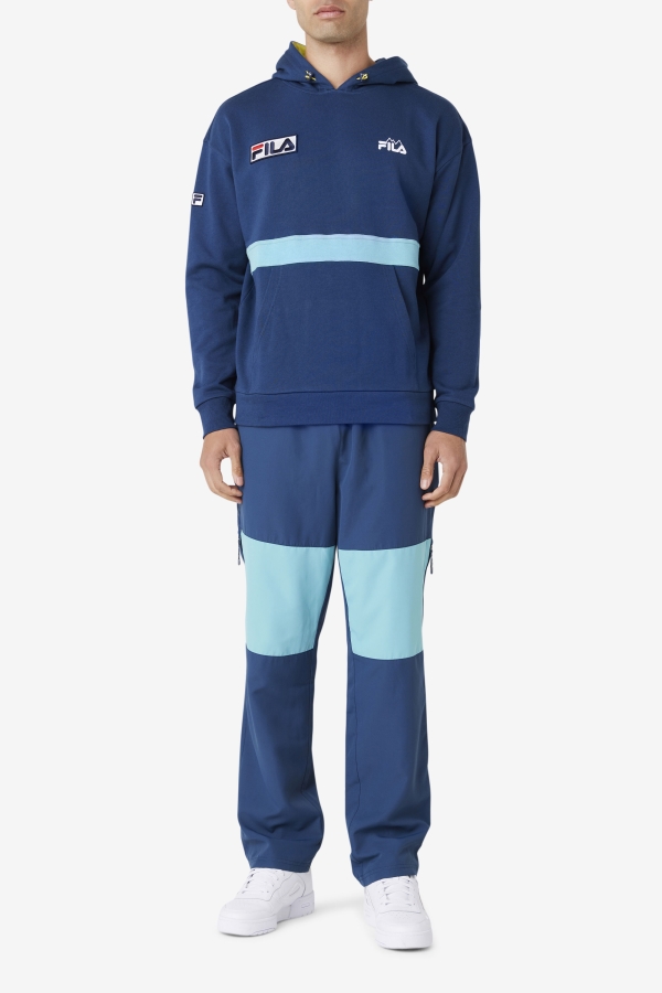 Fila Vinodi Windpant Navy-Bayou-Cherry Tomato