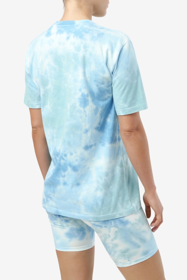 Alivia Tie Dye Tee White-Splish-All-Latigo Bay Fila