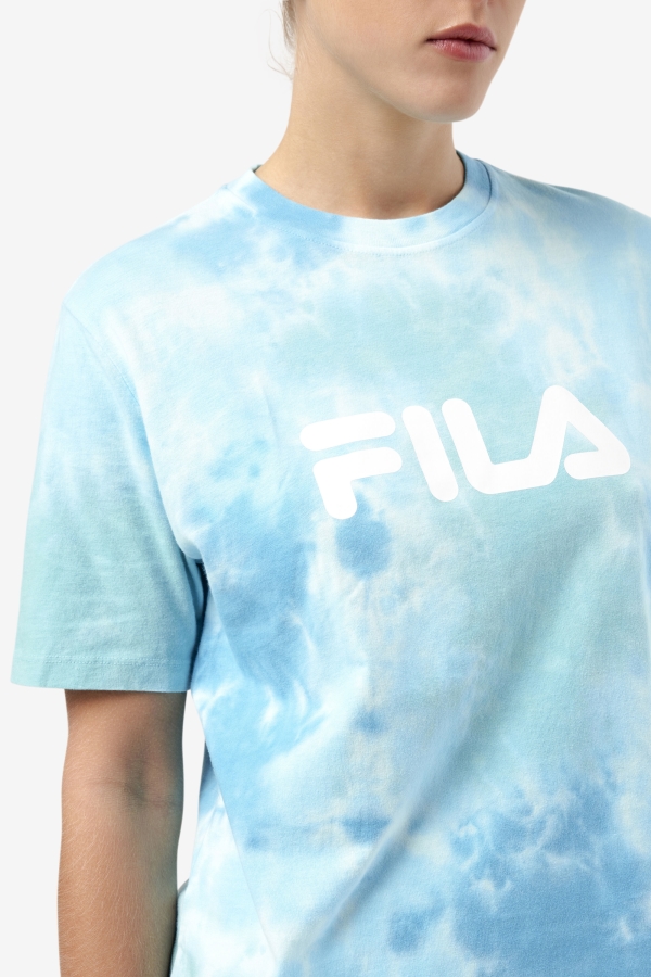 Alivia Tie Dye Tee White-Splish-All-Latigo Bay Fila