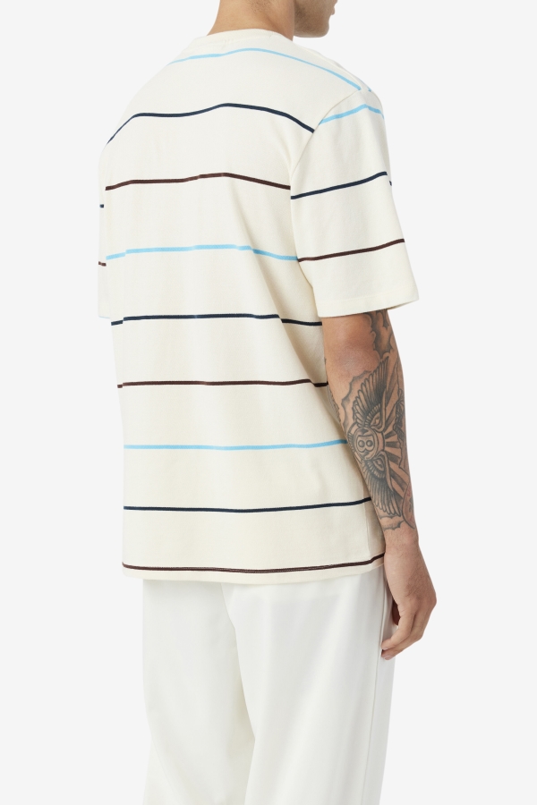 Egret-Teal-Brown Stone Fila Thiago Crew