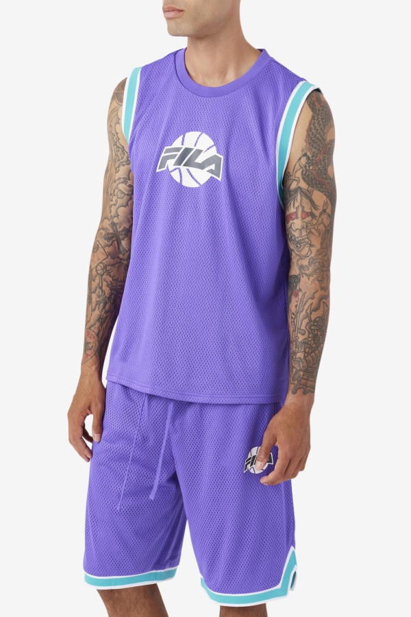 Ovi Basketball Jersey Purple-Ceramic-White-Shadow Fila