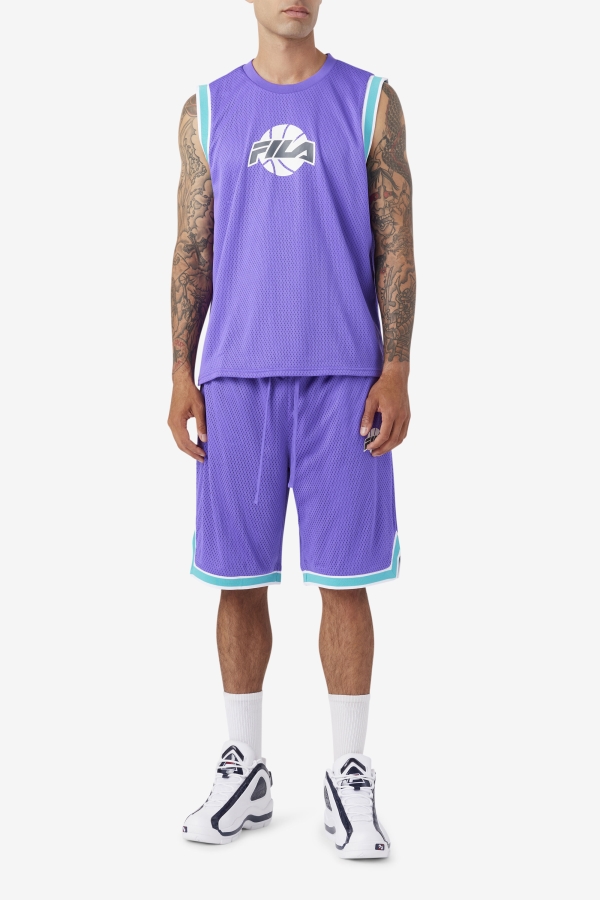 Ovi Basketball Jersey Purple-Ceramic-White-Shadow Fila