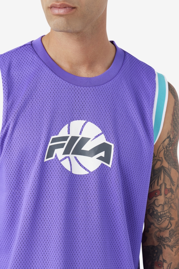 Ovi Basketball Jersey Purple-Ceramic-White-Shadow Fila