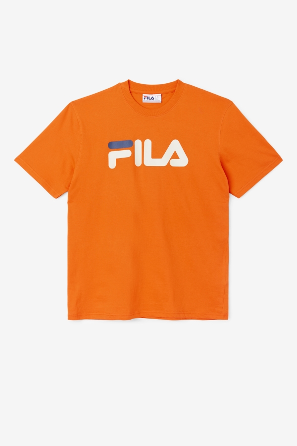 Men's Eagle Tee Cherry Tomato-Stone-Navy Fila