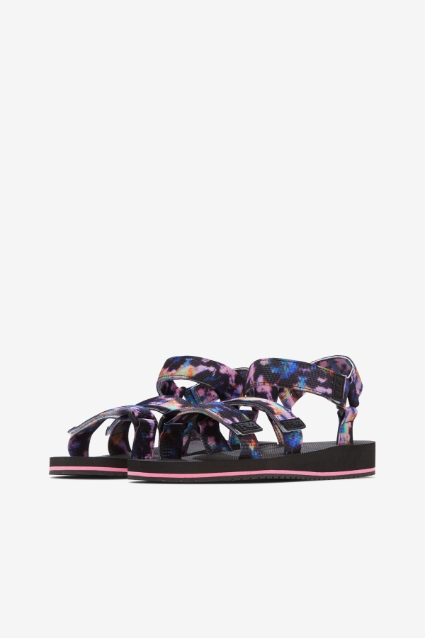 Women\'s Drifter Ts Tie Dye Multi-Black-White Fila