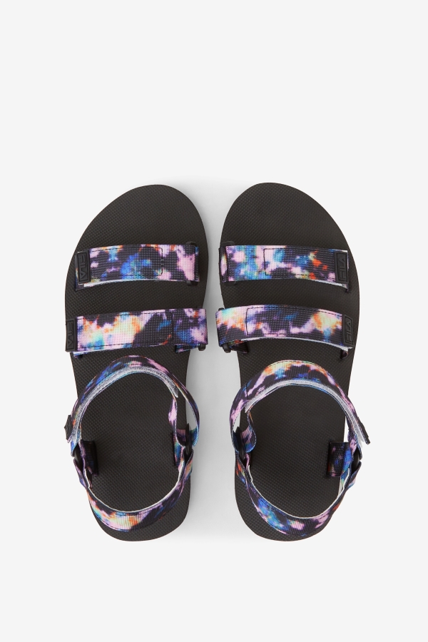 Women\'s Drifter Ts Tie Dye Multi-Black-White Fila