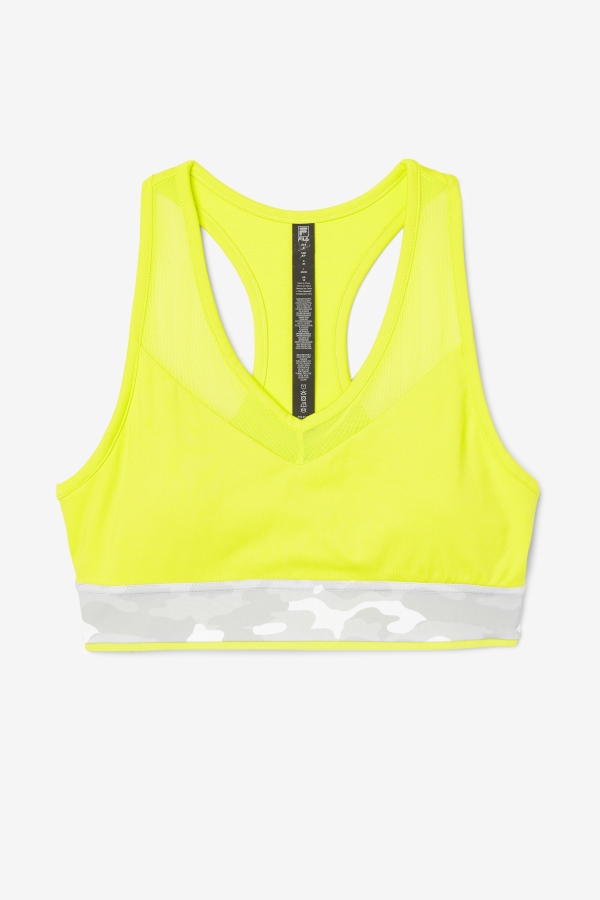 Fila Uplift Racerback Bra Top Sulphur