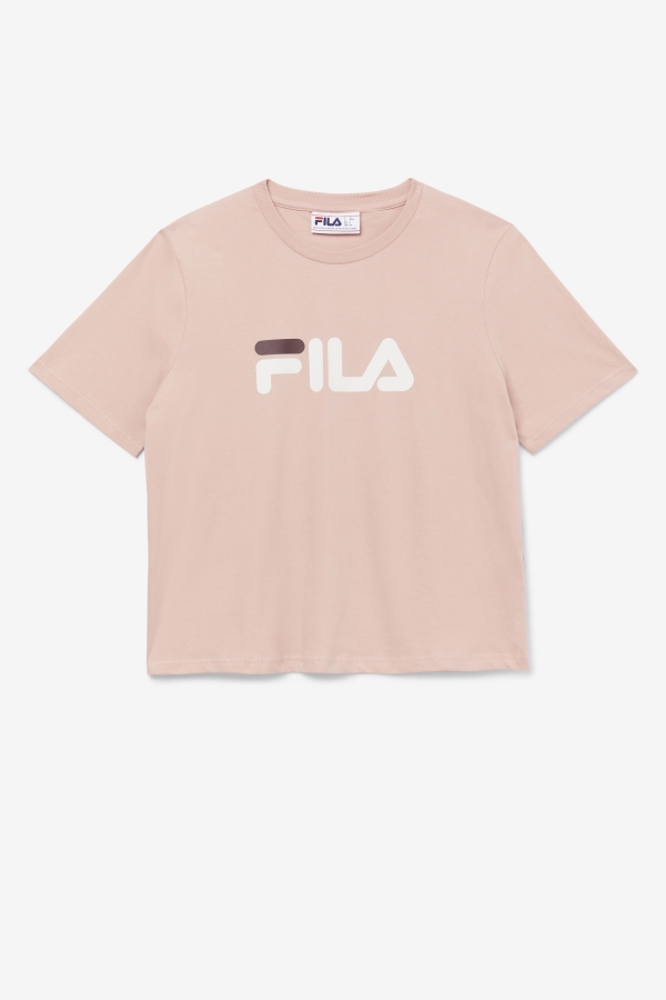 Fila miss eagle tee Rose-Turtle Dove-Mahaogany