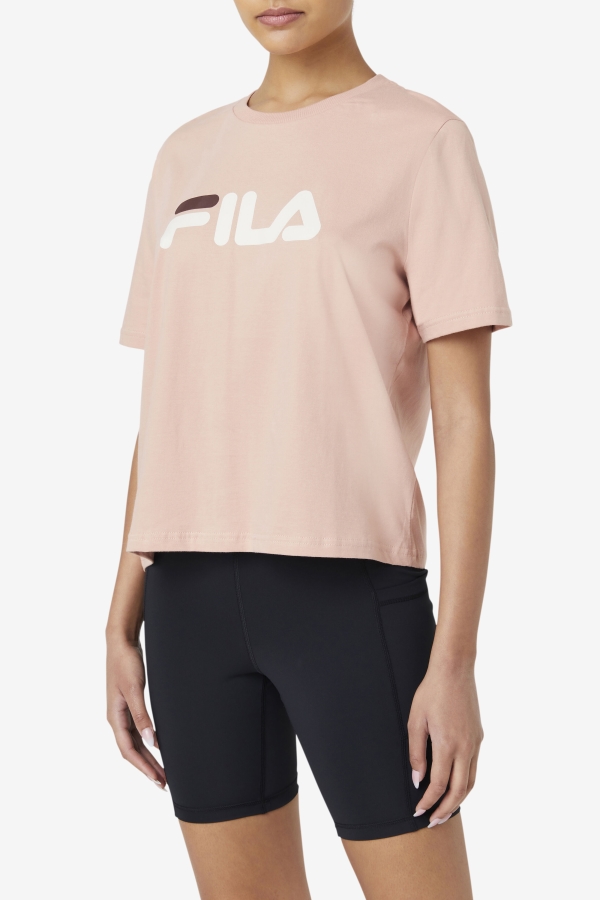 Fila miss eagle tee Rose-Turtle Dove-Mahaogany