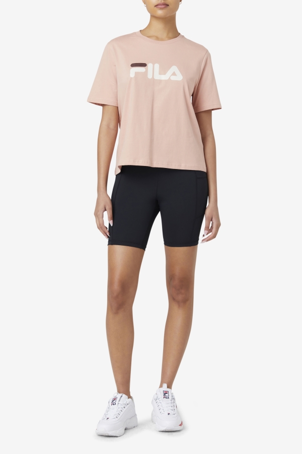 Fila miss eagle tee Rose-Turtle Dove-Mahaogany