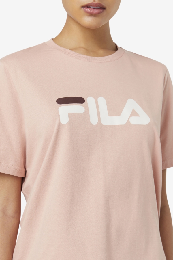 Fila miss eagle tee Rose-Turtle Dove-Mahaogany