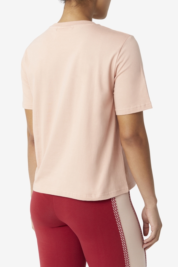 Fila miss eagle tee Rose-Turtle Dove-Mahaogany