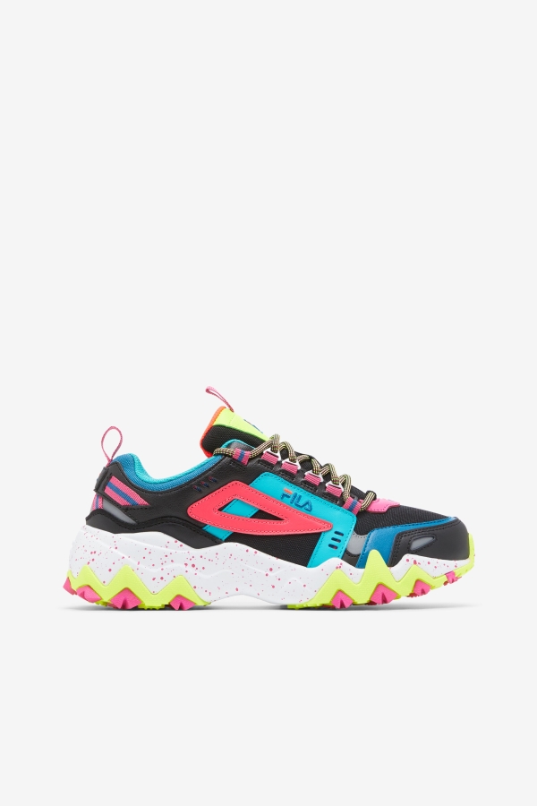 Women's Oakmont TR Black-Diva Pink-Yellow Fila