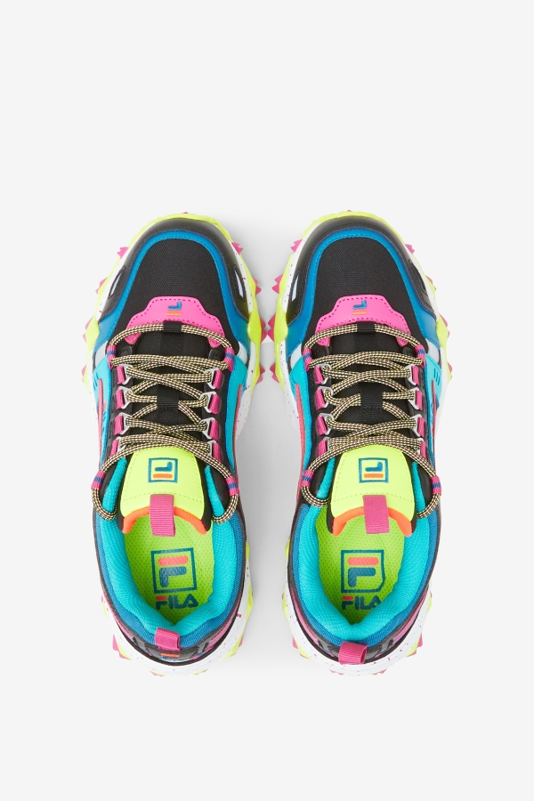 Women\'s Oakmont TR Black-Diva Pink-Yellow Fila