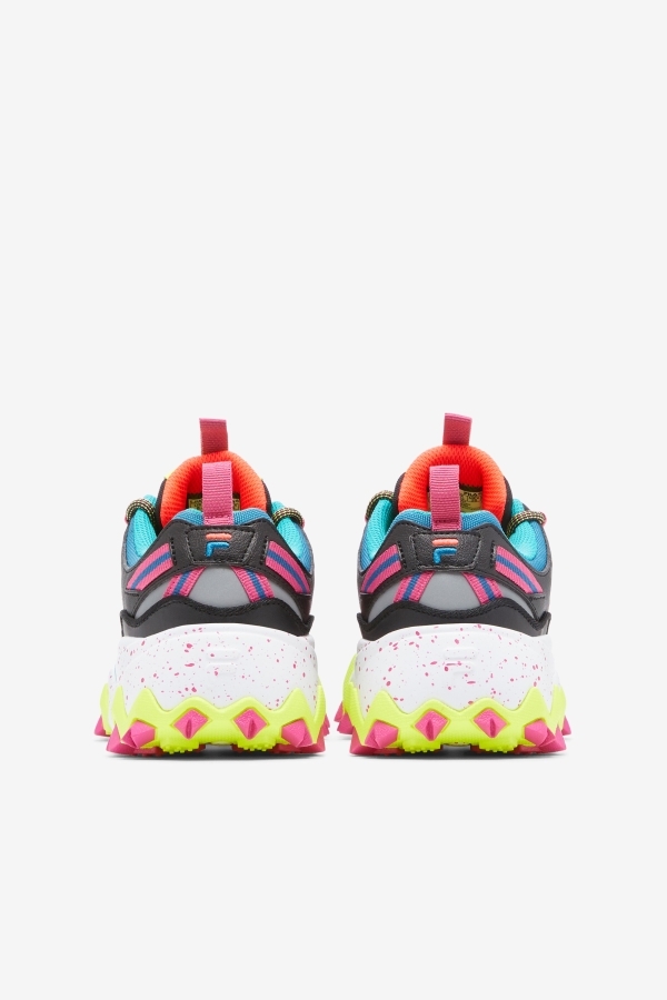 Women\'s Oakmont TR Black-Diva Pink-Yellow Fila