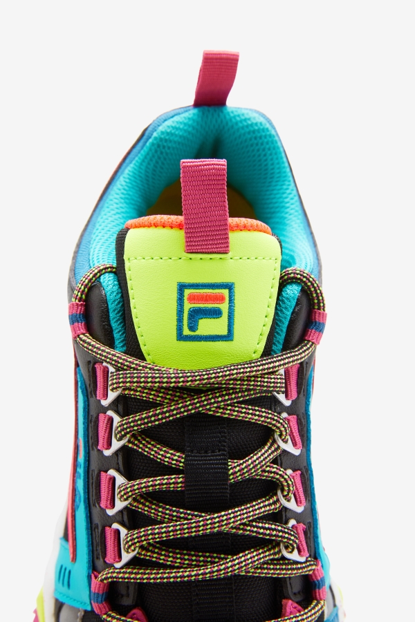 Women\'s Oakmont TR Black-Diva Pink-Yellow Fila