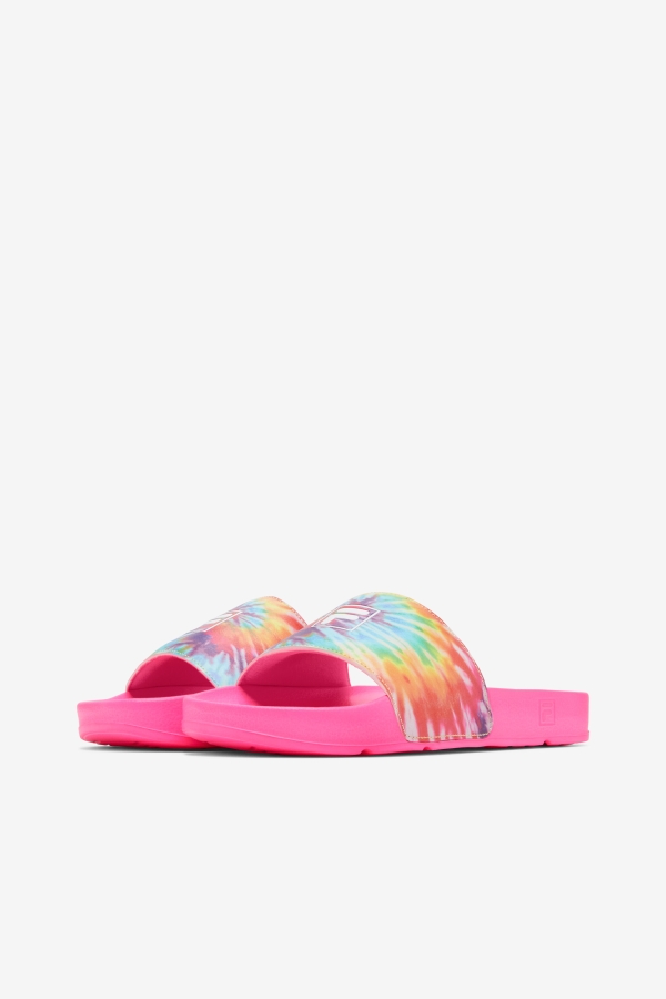 Women\'s Drifter Tie Dye Fila Multi-White-Pink Glo