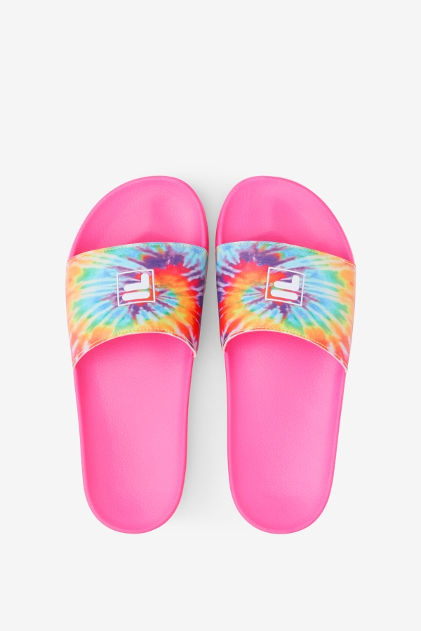 Women\'s Drifter Tie Dye Fila Multi-White-Pink Glo