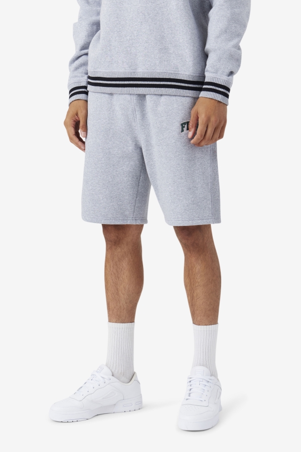 Light Grey Marl-Blue Spruce Fila Logan Short