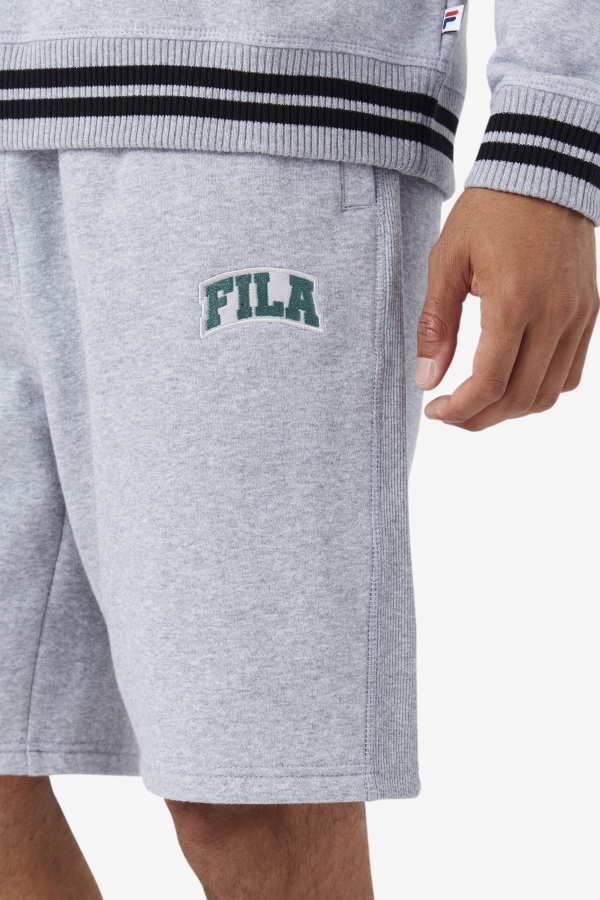 Light Grey Marl-Blue Spruce Fila Logan Short