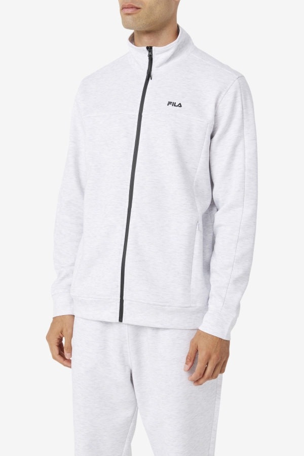 Fila Bleached Marl-Black Gonal Zip Jacket