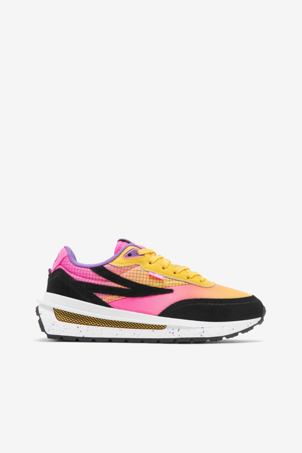 Women's Renno Fila Lemon-Pink-Black