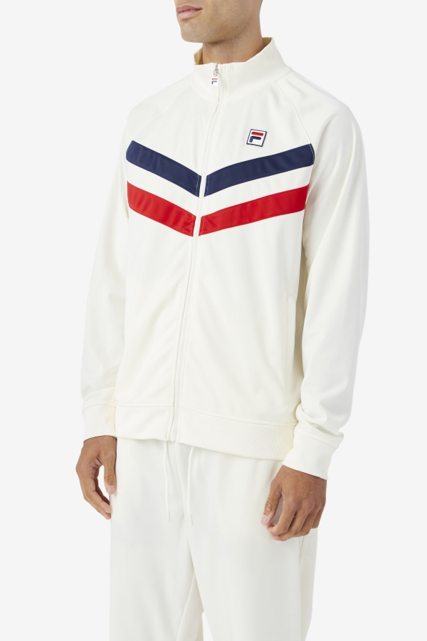Jaya Track Jacket Fila Egret-Red-Navy