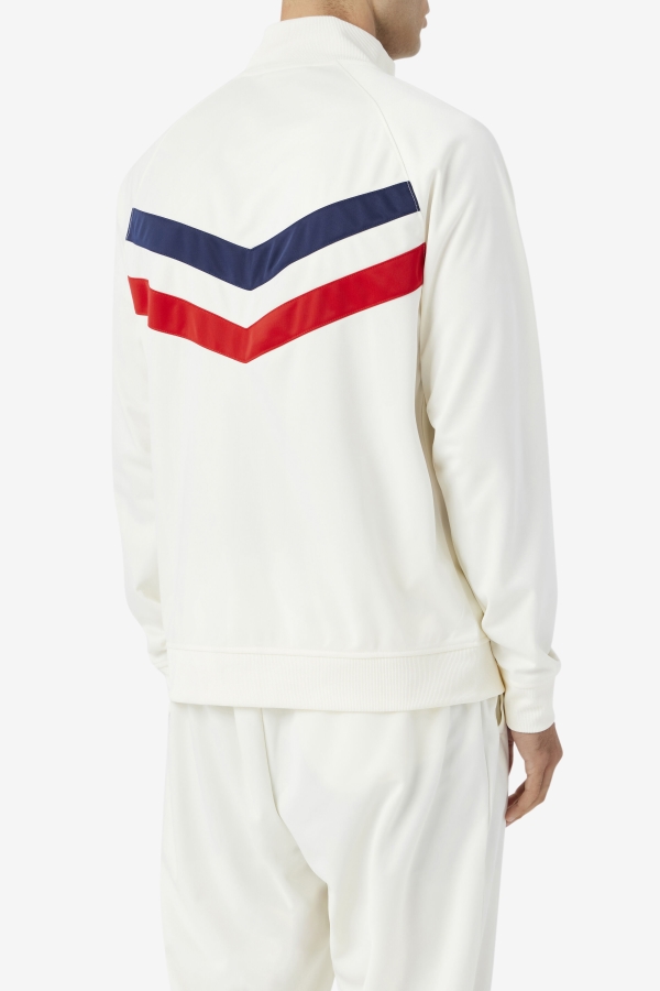 Jaya Track Jacket Fila Egret-Red-Navy