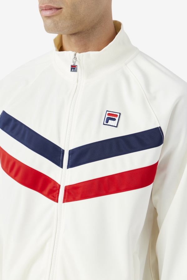 Jaya Track Jacket Fila Egret-Red-Navy