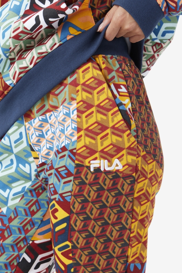 Magdalena Jogger Fila Ocean-Yellow-White