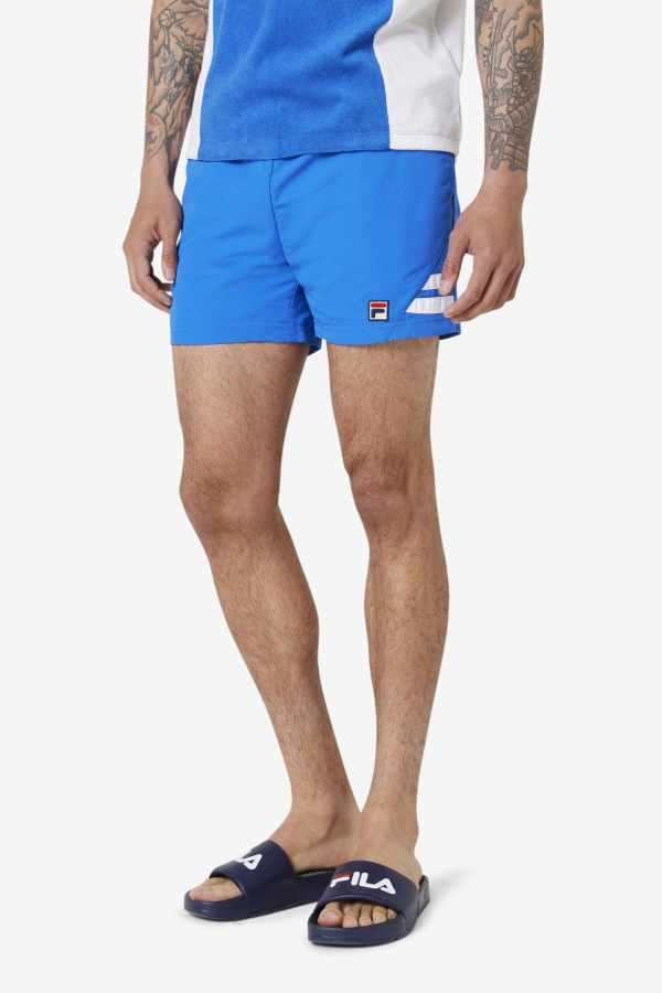 Fila Vantage Swim Short Strong Blue-White