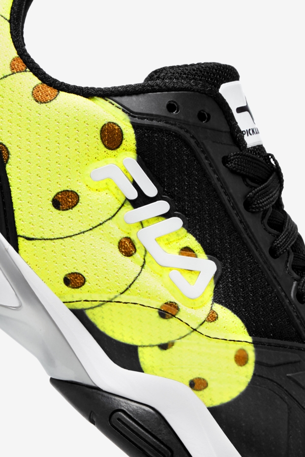 Black-White-Yellow Men\'s Volley Zone Fila