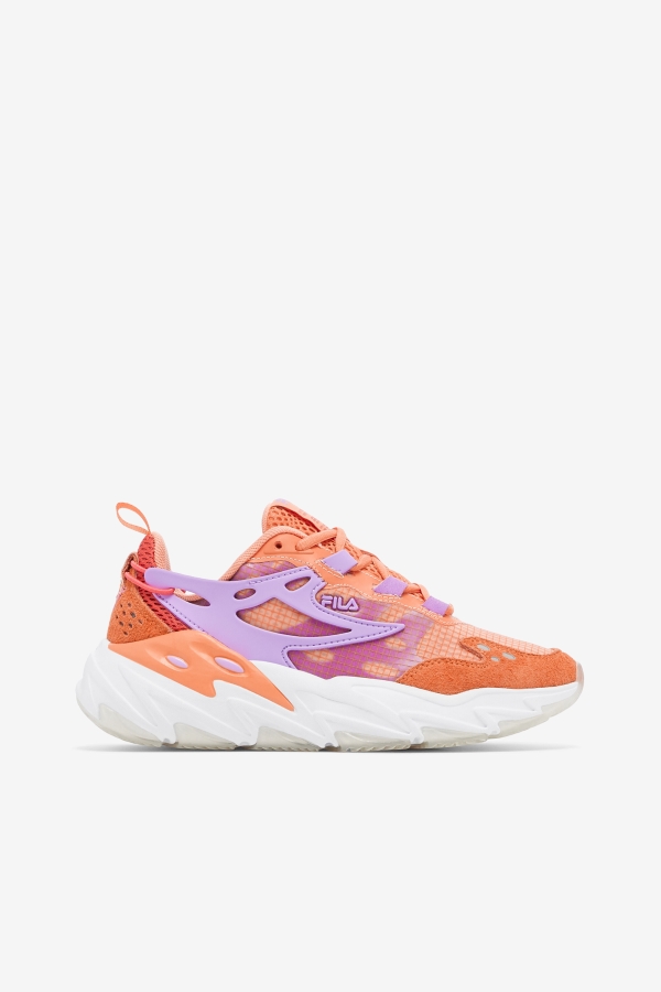 Women\'s Ray Tracer Evo Orange-Cayenne-White Fila