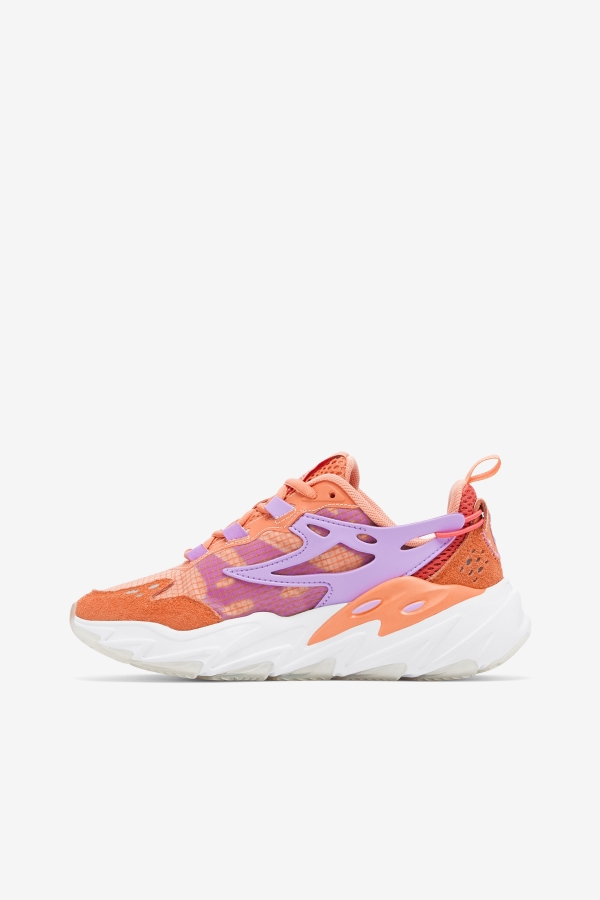 Women\'s Ray Tracer Evo Orange-Cayenne-White Fila
