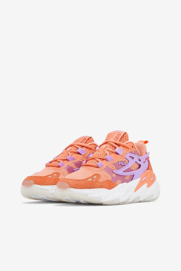 Women\'s Ray Tracer Evo Orange-Cayenne-White Fila
