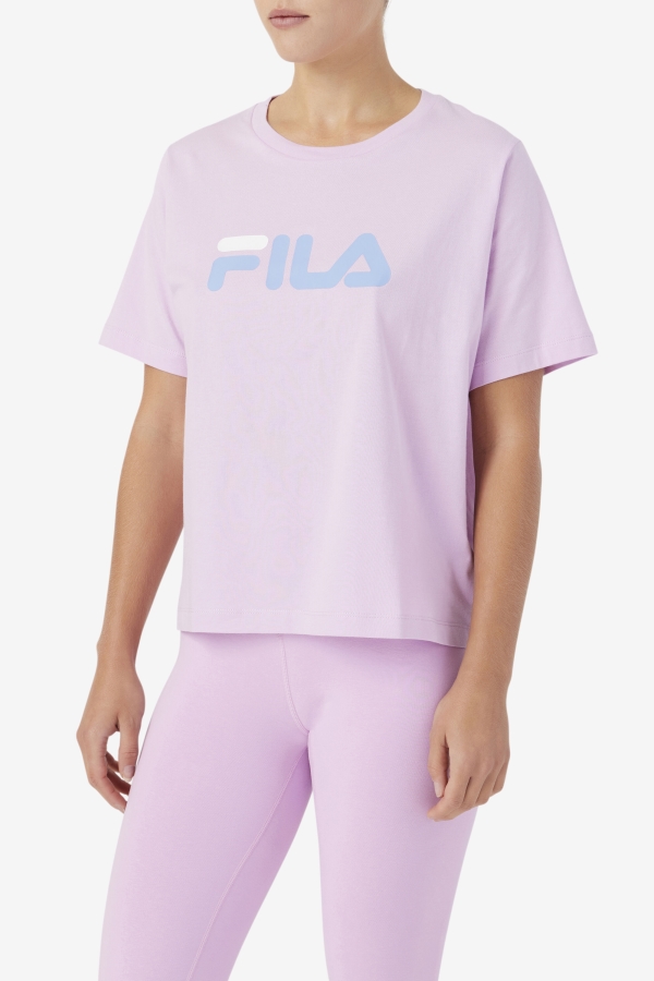 Orchid-Blue-White Thea Tee Fila
