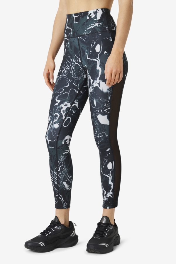 Forza Contrast 7-8 Leggings Fila Black Marble