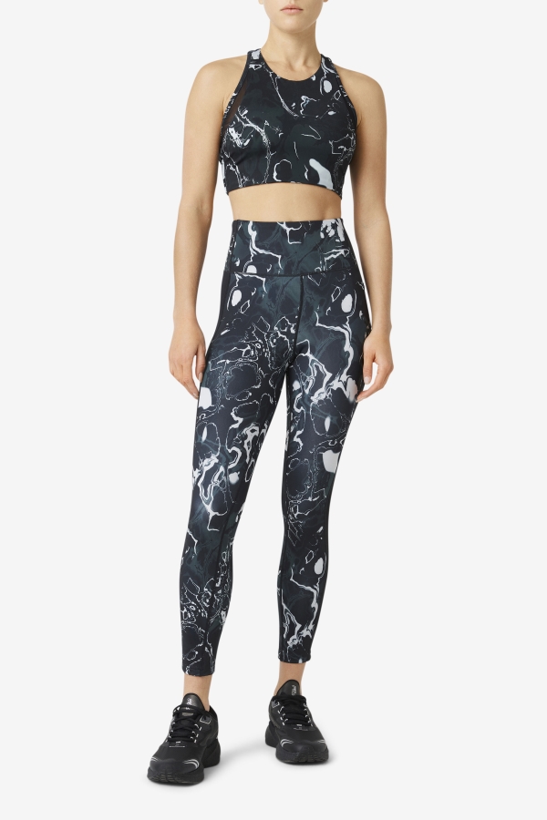 Forza Contrast 7-8 Leggings Fila Black Marble